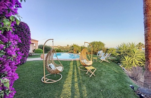 Cagnes-sur-Mer Villa | Magnificent villa with swimming pool and sea view