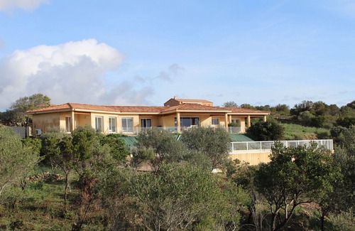 Serra-di-Ferro Villa | Magnificent villa heated swimming pool jacuzzi panoramic sea view 3km from the beach