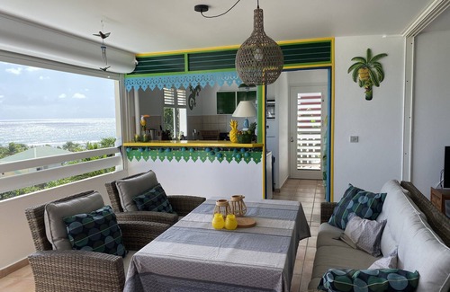 Anse des Rochers Apartment | Magnifique appartement vue mer 180° - Hauteur anse Des Rochers - Avec Cuve Eau
