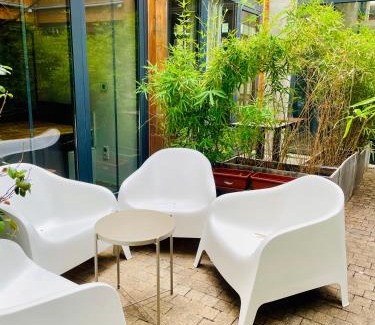 La Villette Apartment | Magnifique LOFT Appartement Chalet Climatisé Buttes Chaumont