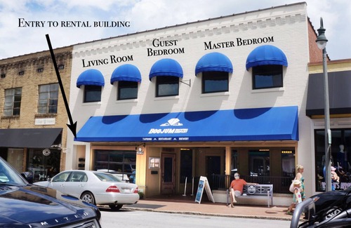 Waynesville Apartment | Main Street Retreats 106 - 2 BR Downtown Apt. 106