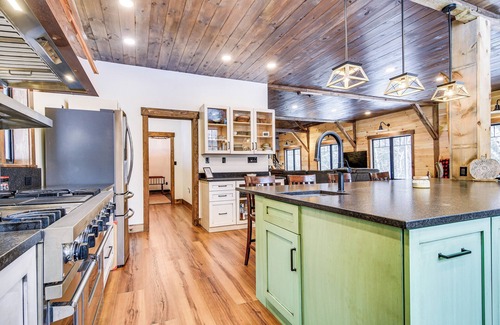 Bryant Pond House | Maine Home w/Hot Tub & Snowmobile Trail Access!