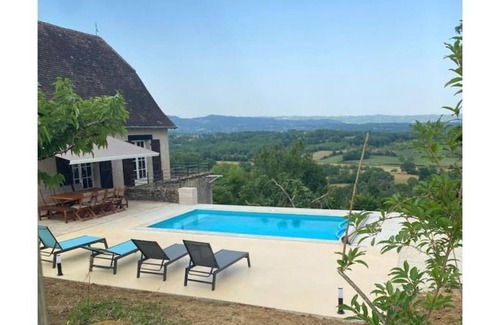 Cavagnac House | Maison 12pers, Piscine et Panorama Exceptionnel