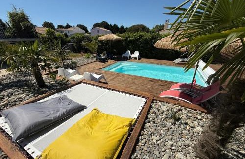 Saint-Palais-sur-Mer Villa | Maison 8/10 pers/piscine chauffée/St Palais sur Mer