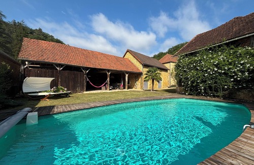 Daglan House | Maison Azua - Beautiful stone village house with private heated pool and garden