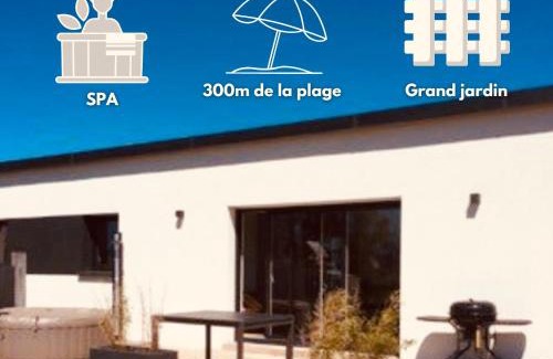 Plouescat Villa | Maison cosy à 300m de la plage avec spa