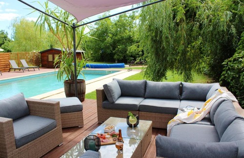 Saint-Victor-de-Malcap House | Maison de 2 chambres avec piscine partagee jardin clos et wifi a Saint Victor de Malcap