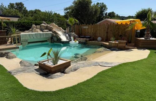 Biscarrosse Villa | Maison du Lac avec Lagon, Spa de Nage, Jacuzzi