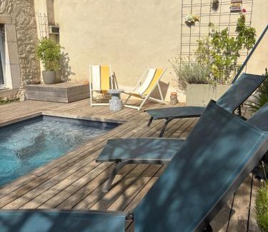 Puygiron House | Maison en pierres 6/8pers, piscine & sublime vue