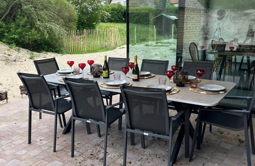 Sint-Idesbald House | Maison Neuve, 15 min de la Plage de St-idesbald. 8 Personnes. Terrasse Couverte
