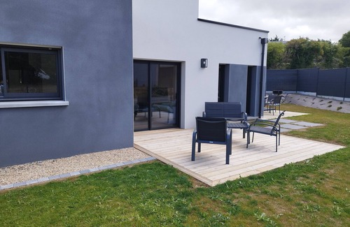 Pleneuf-Val-Andre House | Maison Neuve Moderne Avec 2 Terrasses et Jardin Proche de la mer