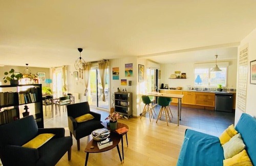 Longueil House | Maison Tout Confort, Large Relaxing Garden, 2/3kms from Quiberville Beach