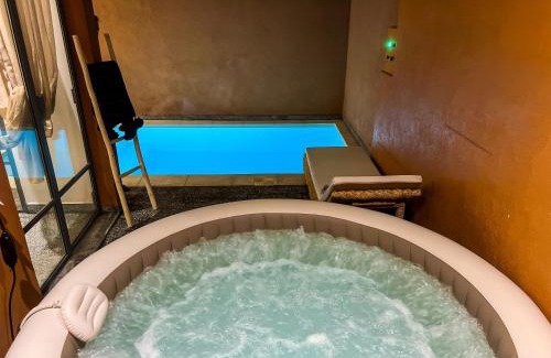 Semlalia Villa | Maison Zen 4 Suites, Private Indoor Pool, Jacuzzi & Gym, Central Marrakech