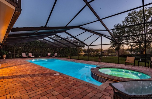 Lutz House | Majestic Brant Manor: Stately 8 Bdrm, Lakefront Manor w/Pool, 15Min to City