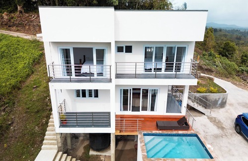 Choiseul Quarter Villa | Majestic Villa - 3 Bedroom Piton & Ocean View in Choiseul/Soufriere Area