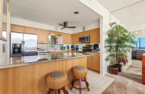 Wailea Condo | Makena Surf F104 - Oceanfront 3BR w/AC, Panoramic Views & Beach Access
