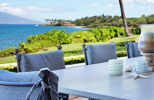 Wailea Condo | Makena Surf F112 Beachfront Resort - 3 Bedroom Oceanfront Condo