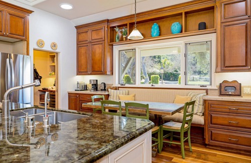 Ojai House | Mansion on 10-acre ranch with private resort-style pool, gym, & theater