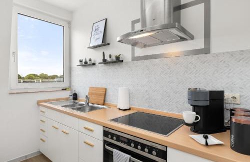 Uerdingen Apartment | Maracoón - Suite Studios 1 Krefeld Uerdingen I 20 Min zur Messe
