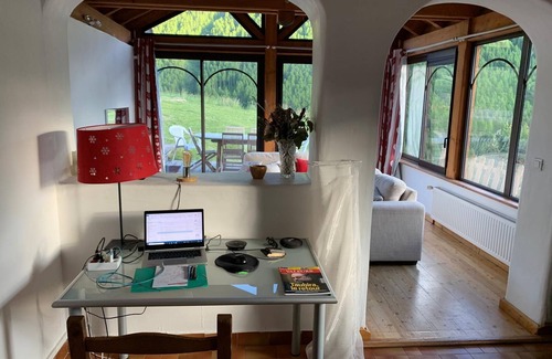 Molines-en-Queyras Ski Chalet | MARANATHA Charming Chalet 10 pers Veranda + South-facing Terrace -magnificent View