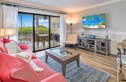 Captiva House | Marina views, heated pool, hot tub, short walk to the beach