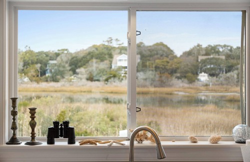 Long Beach House | Marsh-View Oasis: 2-Min Easy Walk to Beach,Covered Decks, Outdoor Shower