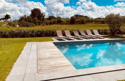 Villevieille Villa | Mas renovated with 6 bedrooms and 4 bathrooms and a heated swimming pool