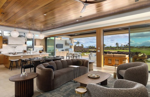 Waikoloa House | Mauna Lani Lux 6BD Estate: Golf, Ocean Views & Infinity Pool at One Ocean