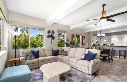 Kulalani House | Mauna Lani Treasure - Newly Decorated 3 Bed/2.5 Bath Townhome with Beach Club