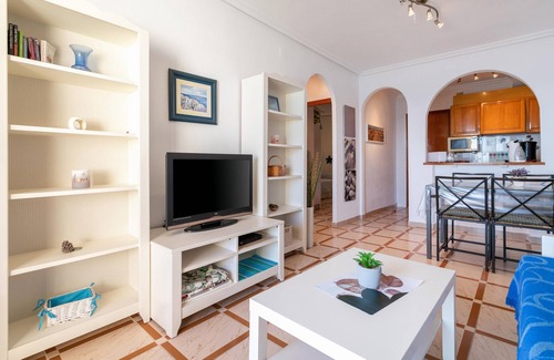 Santa Pola Apartment | Mediterranean sea views apartment with Sea View, Pool, Garden, 2 Terraces & Wi-Fi