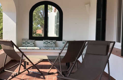 Puerto Luz House | Menorca, large house, quiet, beautiful pool and Mediterranean garden.
