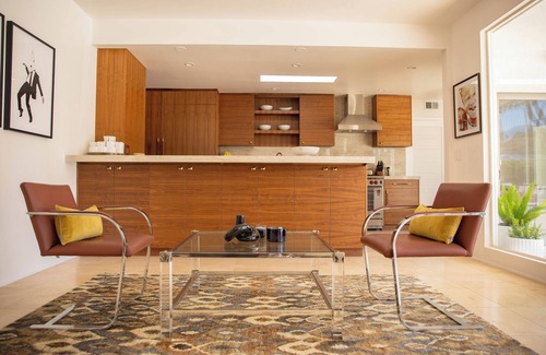 Indian Canyon House | Meticulously styled Palm Springs midcentury gem nestled in Indian Canyons.