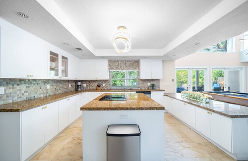 Miami Shores House | Miami Shores Waterfront Dream:The Ultimate 4,400+ Sq Ft Oasis with Cinema & Pool