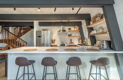 Truckee Cabin | Mid Century Modern A-Frame Cabin at Northstar