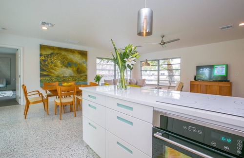 Venice House | Mid Century Modern home with salt water heated pool near beach