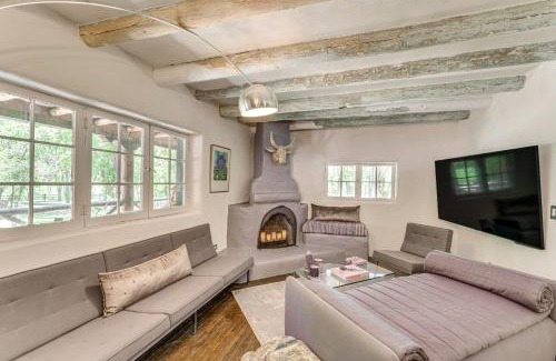 Taos House | Mid-Century Modern Taos Home with Hot Tub and Fire Pit