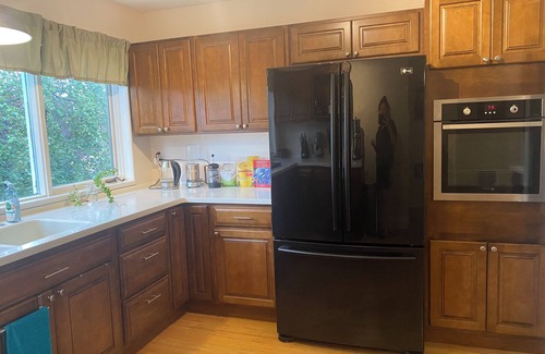 North Star Apartment | Midnight Sun Corporate Loft - near downtown + trails with lots of light!