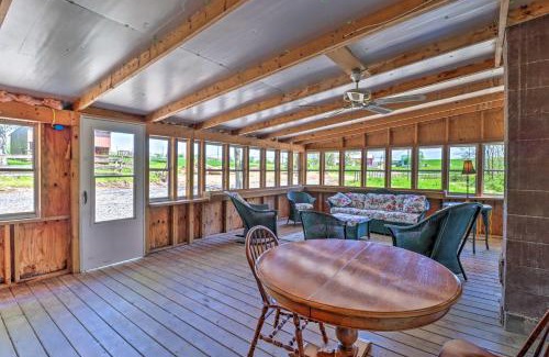 Mifflinburg House | Mifflinburg Farmhouse with Deck Family Friendly!