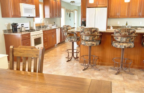 Trenton House | Mill Cove, a shorefront home with large kitchen to gather, great water views!