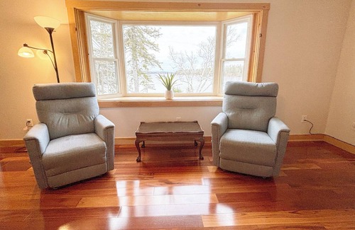 Trenton House | Mill Cove, a shorefront home with large kitchen to gather, great water views!