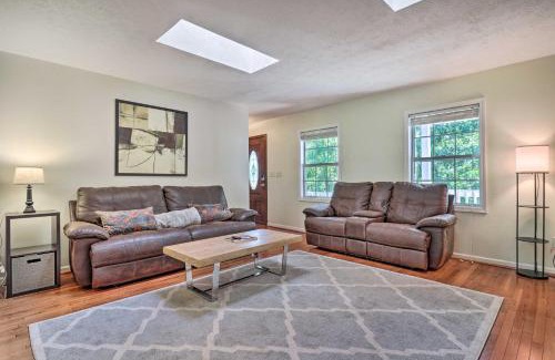Mills River House | Mills River Hideaway with Front Porch and Mtn Views!
