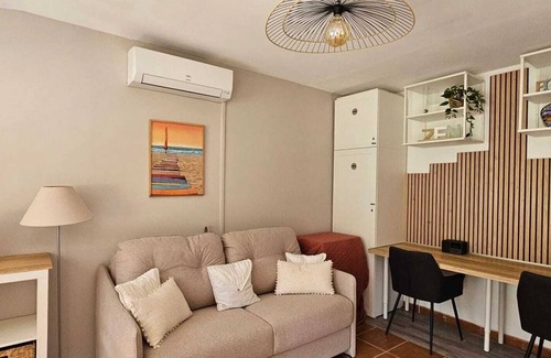 Serra-di-Ferro Villa | Mini Caseddu T2, Alba Rossa with swimming pool & sea view