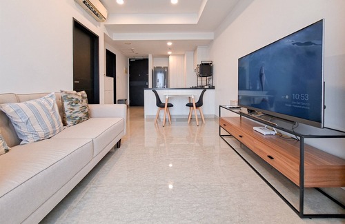 Bumi Serpong Damai Apartment | Minimalist 1Br Branz Bsd City Apartment Near Aeon Mall