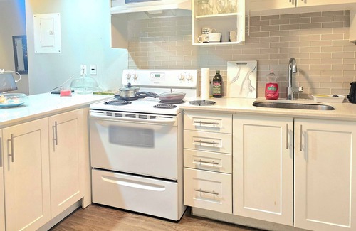 Central Hamilton Apartment | Minimalist Downtown Apartment Huge Balcony