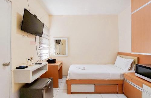 Tangerang Apartment | Minimalist Studio Room Apartment at Aeropolis Residence By Travelio