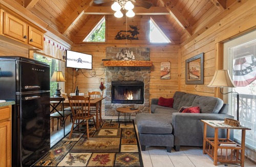 Ridgedale Cabin | Minutes to Big Cedar-Real Log Cabin-Free Silver Dollar Tickets-Pvt Hot Tub @ Lil Treehouse