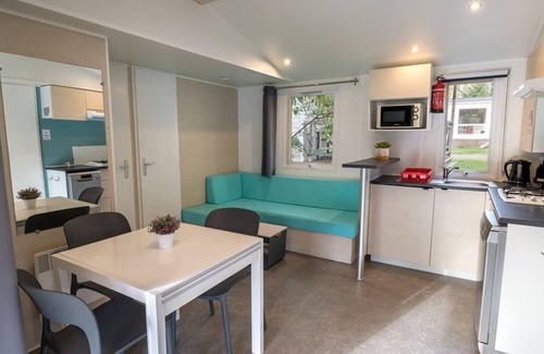 Granges-Aumontzey House | Mobile home with terrace, 3 bedrooms, sleeps 6