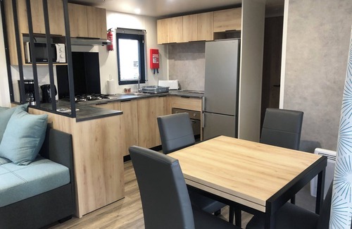 Saint-Julien-en-Born House | Mobil Home de Luxe A L'ombre des Pins 40