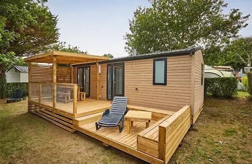 Torreilles House | Mobil-home | Ultimate | 2 Ch. | 4 pers. | Raised terrace | A/C | TV