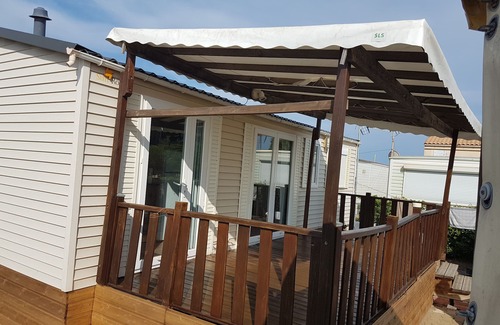 Les Ayguades House | Mobile home 3 bedrooms 50m from the beach